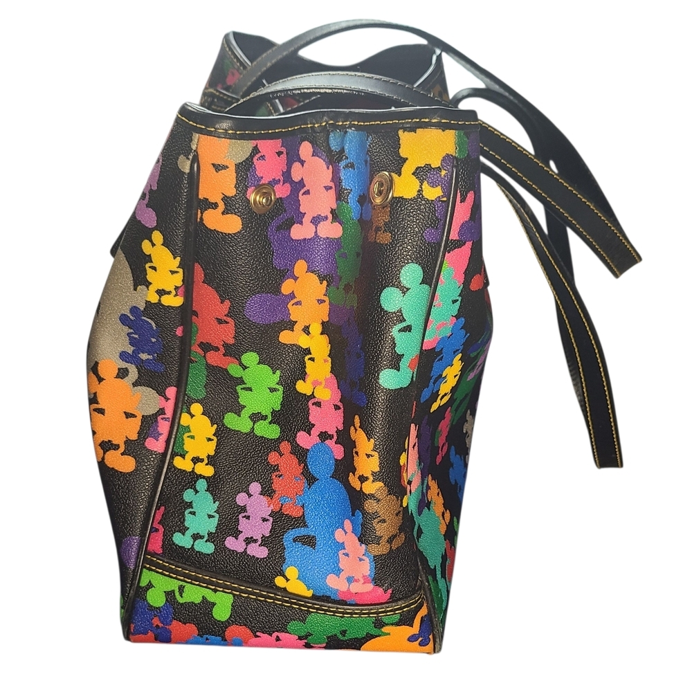 Disney Dooney & Bourke Wonder Mickey Silhouettes Tote + Wristlet Set – Rare 2010 - Picture 6 of 15
